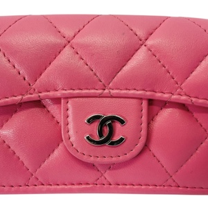 Chanel Caviar Leather Wallet (trifold) Pink 31606056