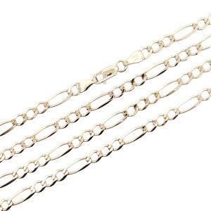 10K Yellow Gold 19.5 in. 3.4mm Figaro Link Chain 5.4g