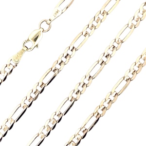 14K Yellow Gold 20in. 3.0mm Figaro Chain