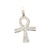 10K Yellow Gold 1/2 Carat TW Diamond Ankh Pendant