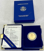 1989-P One-Half Ounce $25 Gold Proof Coin w/Case