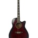 Ibanez AEF37 Trans Cherry Sunburst Acoustic/Electric Guitar
