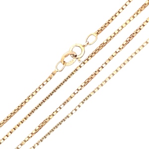 14K Yellow Gold 19 in. Box Chain