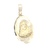 14K Yellow Gold  Reversible Jesus/Holy Mary Pendant