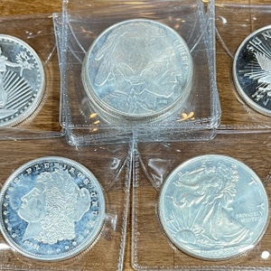 1 1oz Silver Round .999 Fine Silver Misc Generic Round