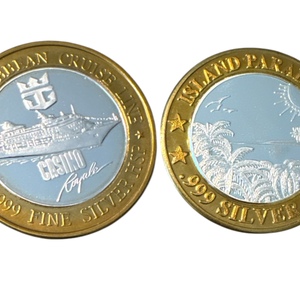 Royal Caribbean "Island Paradise" .999 Silver HSP Casino Token