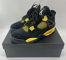 Nike Air Jordan 4 Retro "Yellow Thunder" Men's Size 10- DH6927-017