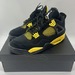 Nike Air Jordan 4 Retro "Yellow Thunder" Men's Size 10- DH6927-017