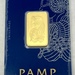 Pamp Suisse 1/2oz Carded Gold Bar 999.9 Fine