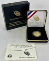 2015 US Marshals $5 Gold 225th Anniversary Coin w/Box and COA