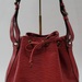 LOUIS VUITTON Epi Petit Noe Shoulder Bag Red