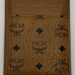 MCM MXAAAVI03CO001 Mini N/S Card Case in Visetos Original Cognac