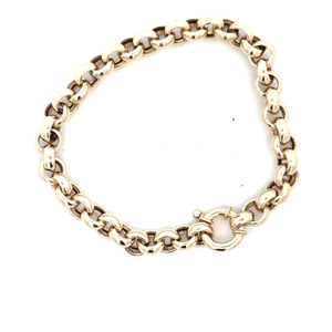 14K Yellow Gold 7-3/4 in. Rolo Link Bracelet 8.8gm