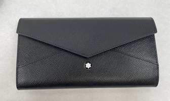 Montblanc Sartorial Black Continental Long Wallet 