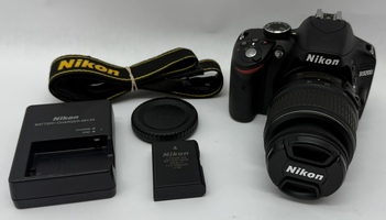 Nikon D3200 24.2 MP DSLR Camera w/ Nikkor AF-S 18-55mm Lens