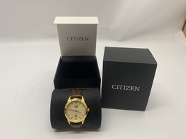 Citizen Men's Watch AW0092-07 Eco Drive Rolan Champagne Dial 40mm