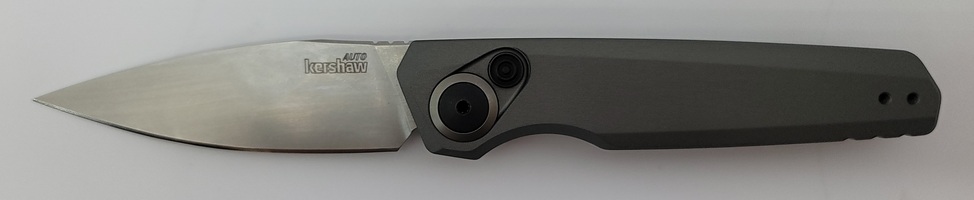 Kershaw Launch 18 Automatic Knife Gray Aluminum (2.8" Stonewash) 7551