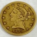 1899 $5 Gold Coin 1/4oz