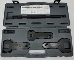 Lisle 43300 Pneumatic Fan Clutch Wrench Set - 7/8pc
