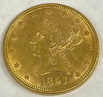 1897 $10 Gold Eagle Coin