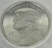 47th President Trump .999 Fine Silver Round