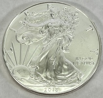 2018 American Silver Eagle 1oz .999 Fine Silver