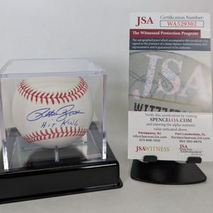 Pete Rose Major League Autographed Baseball - JSA Certified