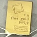 CHI Essayer Fondeur 1gram Gold Bar .999