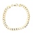 14K Yellow Gold  7.5 in. 6.5mm Heavy Curb Link Bracelet 18g