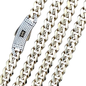 10K Yellow Gold 20 in. Monaco Classic Cuban Link Chain 19.6g