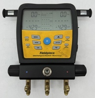 Fieldpiece SM380V 3-port SMAN Refrigerant Manifold W/ Micron Gauge Clamps Hoses