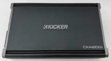 Kicker 43CXA12001 Car Audio Mono Amp 1200-Watt Class D Amplifier