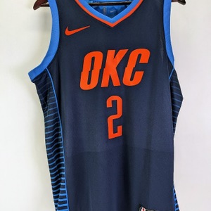 Shai Gilgeous-Alexander Autographed Oklahoma City Thunder Jersey Beckett COA