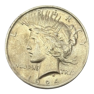 United States 1924 Peace Silver Dollar