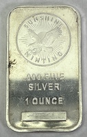 1oz .999 Fine Silver Bar