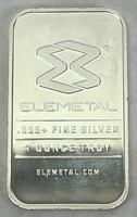 1oz .999 Fine Silver Bar