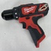 Milwaukee M12 12V Lithium-Ion Cordless 3/8 in. Drill/Driver (Tool-Only)