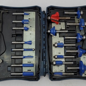 Ryobi 20-Piece Carbide 1/4 Shank Mixed Router Bit Assortment Set Kit