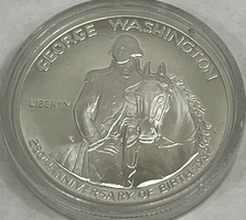 United States George Washington 250th Anniversary Half Dollar