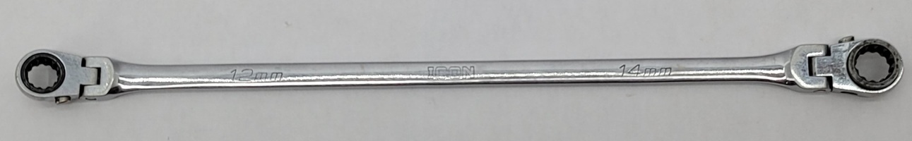 Icon Double Box Flex Reversible Ratcheting Wrench Wrdbfm Metric - 12mm-14mm