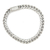 10K White Gold 8 in. x 7.5mm 5.0CTW Diamond Cuban Link Bracelet 32.6g