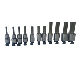 Snap On USA 11 Piece 3/8" Drive Metric Standard Hex Bit Socket Set 211EFAMY