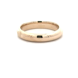 14K Yellow Gold 4mm Solid Wedding Band SZ:7