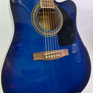 Johnson JG-650-TBL Acoustic-Electric Guitar - Blueburst