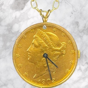 LeJour Watch Co.  $20 Double Eagle Pendant Watch