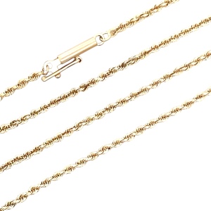 20.5" Gold Rope Chain 14KYG 4.4g