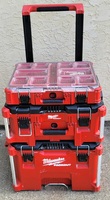 Milwaukee Packout Stacking Tool Box With Bins - No Tools