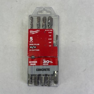 Milwaukee 48-20-7490 2-Cutter SDS-Plus Carbide Hammer Drill Bit Set
