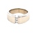 14K White Gold .15CTW Diamond Band SZ:9