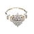 10K White Gold 1/3CTW Diamond Cluster Ring SZ:9